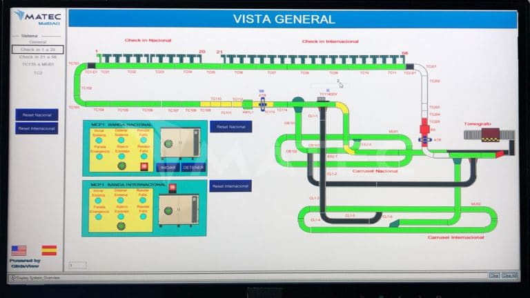 MATBAg : BHS management software / Software de gestion del BHS | SCADA.
